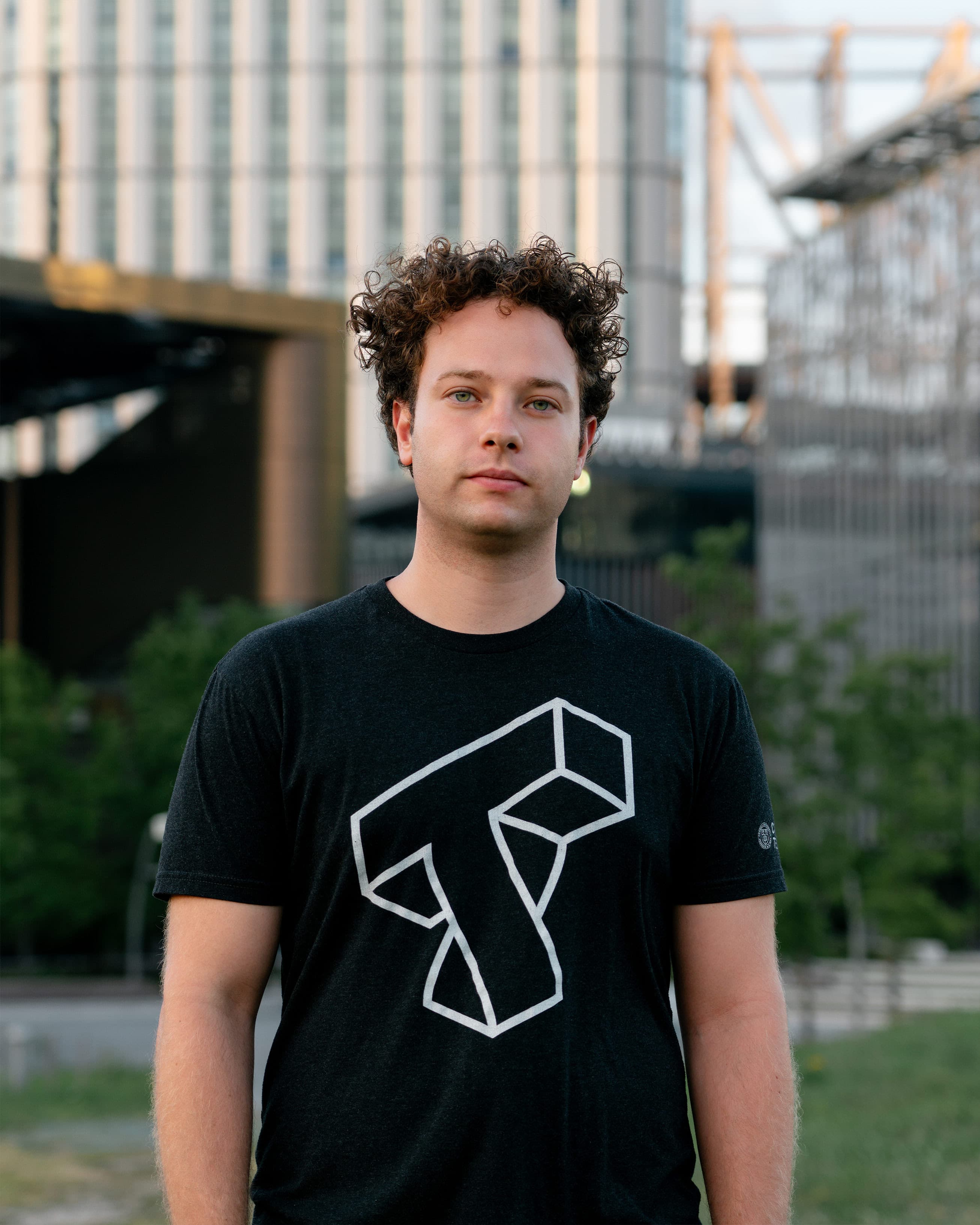 Me presenting my project at the Cornell health hackathon 2024