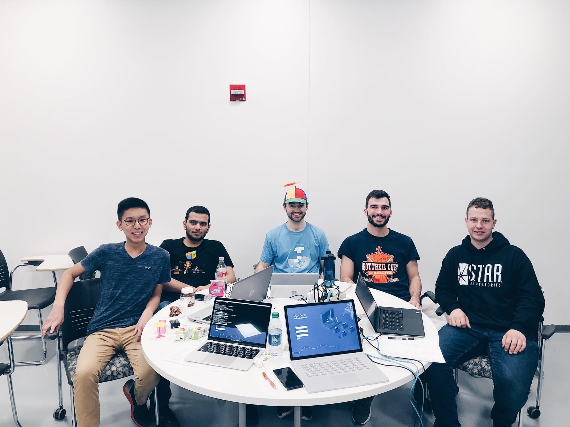 Team photo for Crypto Bonds